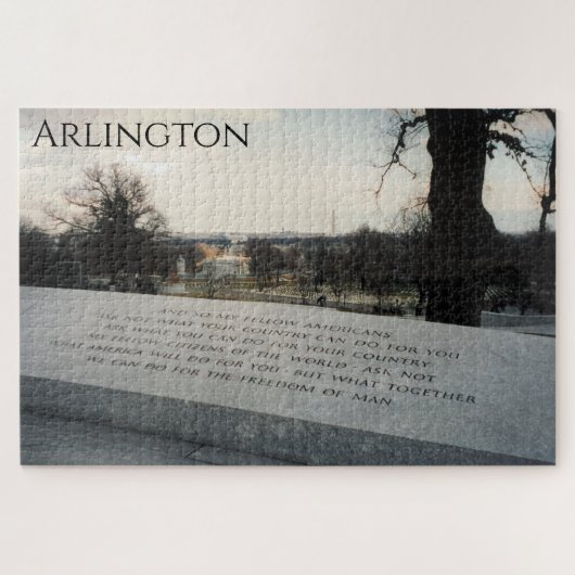 arlington jfk legpuzzel (Horizontaal)