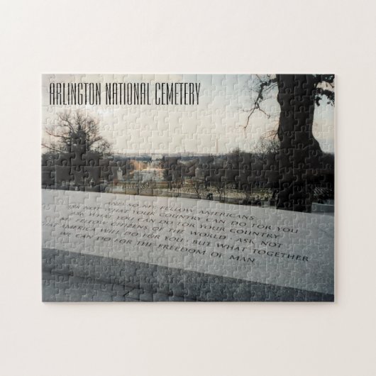 arlington JFK quote Legpuzzel (Horizontaal)