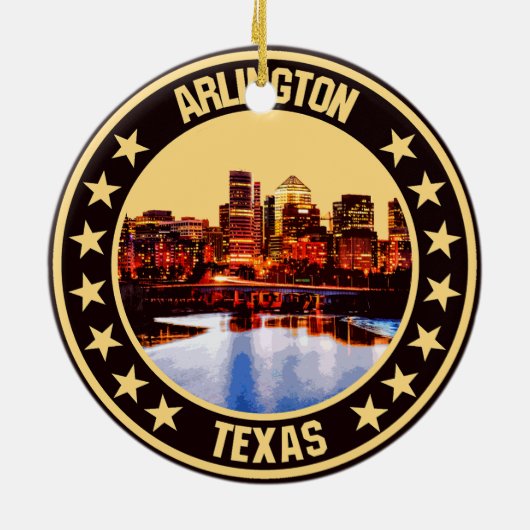 Arlington Keramisch Ornament (Achterkant)