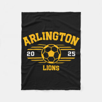 Arlington Lions Soccer Byll 2025  Fleece Deken