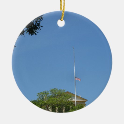 Arlington Mansion Keramisch Ornament (Voorkant)