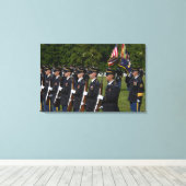 Arlington National Cemetery, Arlington, Canvas Afdruk (Insitu (Houten vloer))