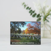 Arlington National Cemetery ligt in het Briefkaart (Staand voorkant)