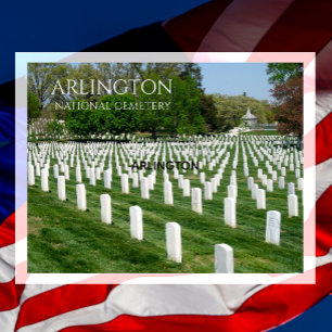 Arlington National Cemetery, vier 250 Briefkaart
