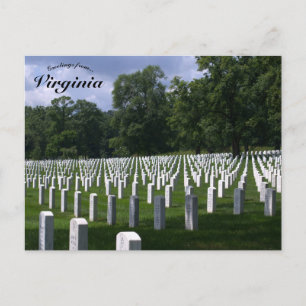 Arlington National Cemetery Virginia Briefkaart