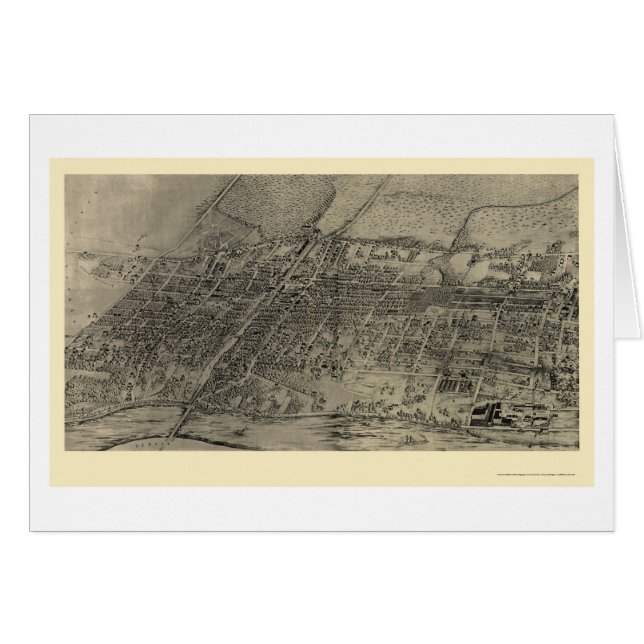 Arlington, NJ Panoramic Map - 1907 (Voorkant Horizontaal)