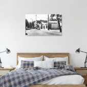 Arlington, Oregon Main Street Uitzicht Foto Canvas Afdruk (Insitu (Slaapkamer))