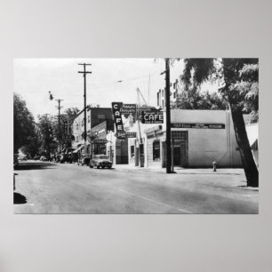 Arlington, Oregon Main Street Uitzicht Foto Poster