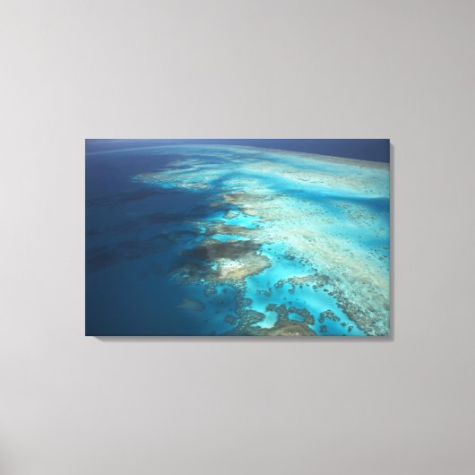 Arlington Reef, Great Barrier Reef Marine Park Canvas Afdruk (Voorkant)