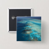 Arlington Reef, Great Barrier Reef Marine Park, Vierkante Button 5,1 Cm (Voorkant /achterkant)