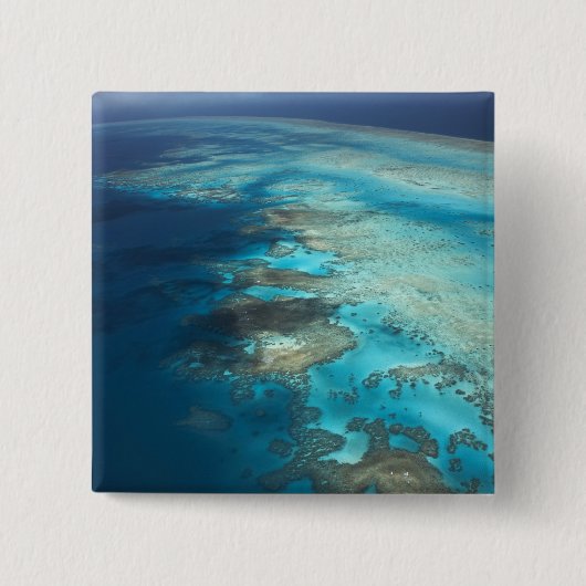 Arlington Reef, Great Barrier Reef Marine Park, Vierkante Button 5,1 Cm (Voorkant)