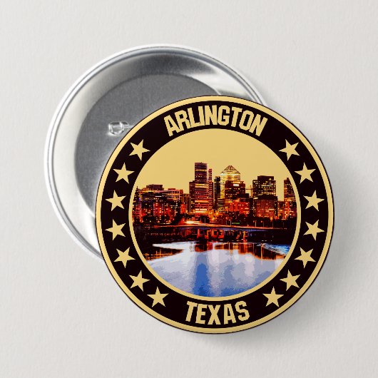 Arlington Ronde Button 7,6 Cm (Voorkant /achterkant)