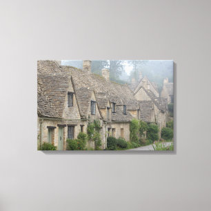 Arlington Row, Bibury canvas Afdruk