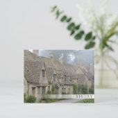 Arlington Row, Bibury in de Katoen Briefkaart (Staand voorkant)