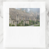 Arlington Row, Bibury rechthoekige sticker (Tas)