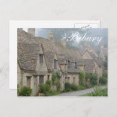 Arlington Row, Cotswolds, "Bibury"-briefkaart Briefkaart (Voorkant / Achterkant)
