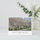 Arlington Row-huizen, Bibury in Cotwolds Briefkaart (Staand voorkant)