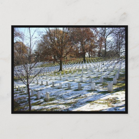 arlington sneeuw briefkaart (Voorkant)