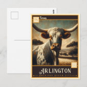 Arlington, Texas |  Briefkaart (Voorkant / Achterkant)