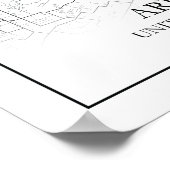 Arlington Texas City Travel City Map Poster (Hoek)