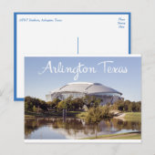 Arlington, Texas Dallas Cowboys Stadium Briefkaart (Voorkant / Achterkant)