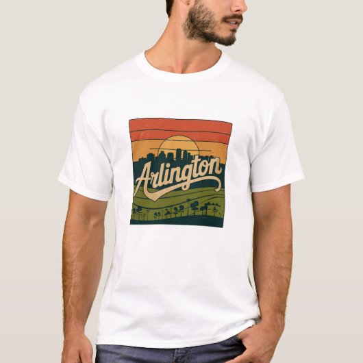Arlington Texas Gift Idee T-shirt (Voorkant)