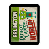 Arlington Texas Robot - Funny Magneet (Verticaal)