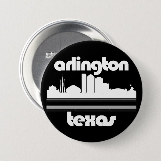 Arlington, Texas Ronde Button 7,6 Cm (Voorkant /achterkant)