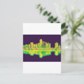 Arlington Texas Skyline Feestdagenkaart (Staand voorkant)