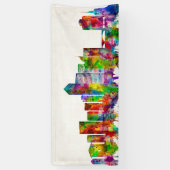 Arlington Texas Skyline Spandoek (Verticaal)