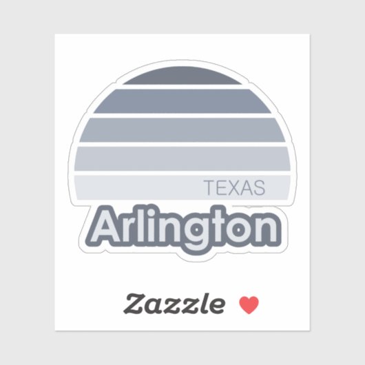 Arlington Texas Sticker (Vel)