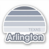 Arlington Texas Sticker (Voorkant)