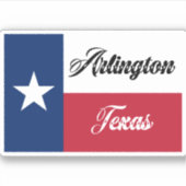 Arlington Texas Sticker (Voorkant)