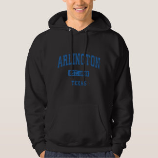 Arlington Texas Vintage Atletische Sport Ontwerp Hoodie