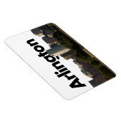 Arlington TX Skyline met Arlington in de Sky Magne Magneet (Rechterzijde)