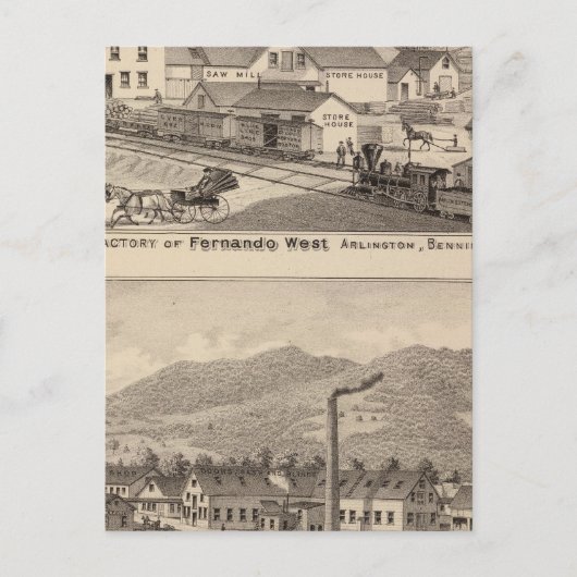 Arlington Vermont Briefkaart (Voorkant)