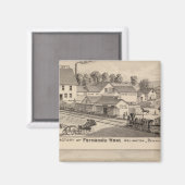 Arlington Vermont Magneet (Voorkant / Achterkant)