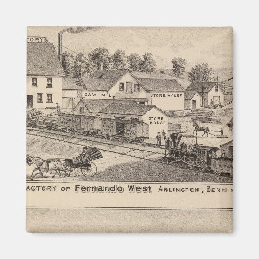 Arlington Vermont Magneet (Voorkant)