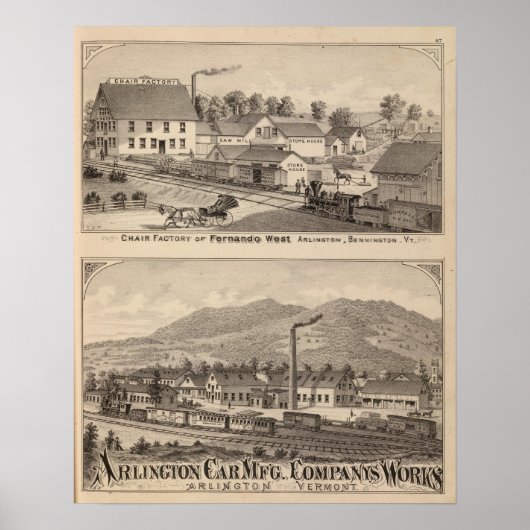 Arlington Vermont Poster (Voorkant)