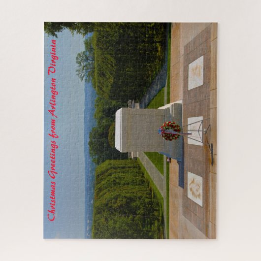 Arlington Virginia. kerstcadeautjes Legpuzzel (Verticaal)