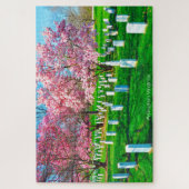 Arlington Virginia.Kerstgroeten Legpuzzel (Verticaal)