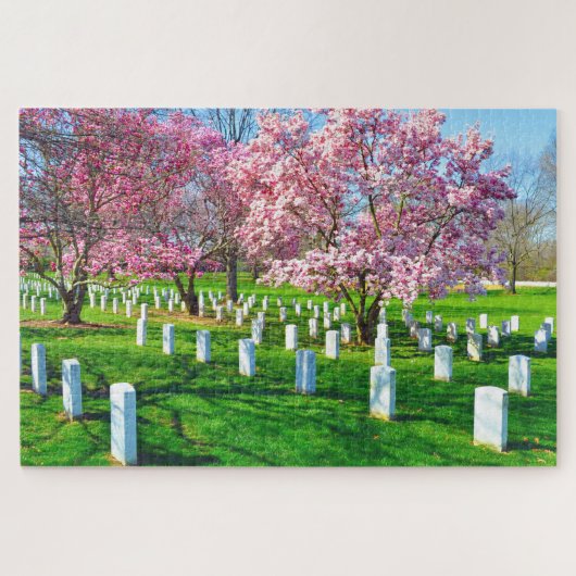 Arlington Virginia.Kerstgroeten Legpuzzel (Horizontaal)