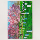 Arlington Virginia.Kerstgroeten Legpuzzel (Verticaal)