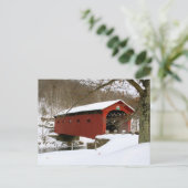 Arlington, VT-overdekte brug Briefkaart (Staand voorkant)