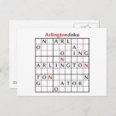 arlingtondoku briefkaart (Voorkant / Achterkant)
