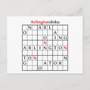 arlingtondoku briefkaart