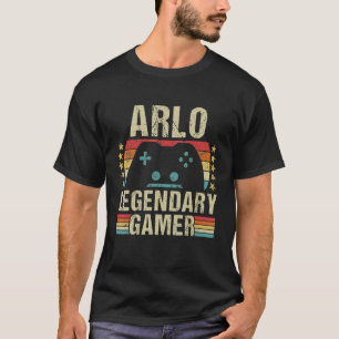 Arlo Gamer Retro Gaming Game Persoonlijk T-shirt