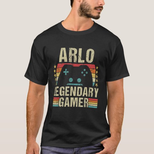 Arlo Gamer Retro Gaming  Game Persoonlijk T-shirt (Voorkant)
