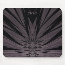ARLO ~ Zwart en grijs fractaal patroon ~