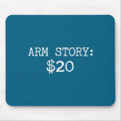 Arm Amputee Funny Gift Humor Missing Limb Quote Muismat (Voorkant)